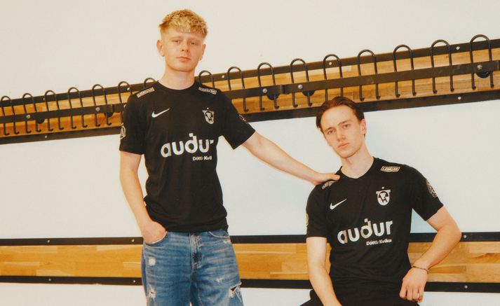 Kristján Snær Frostason og Aron Jónsson eru mættir í Kaplakrika.