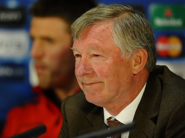 Sir Alex Ferguson, stjóri Manchester United.