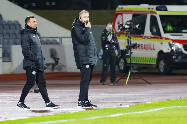 Davíð Snorri Jónasson verður annar þjálfarinn til að stýra Íslandi á EM U-21 árs landsliða.