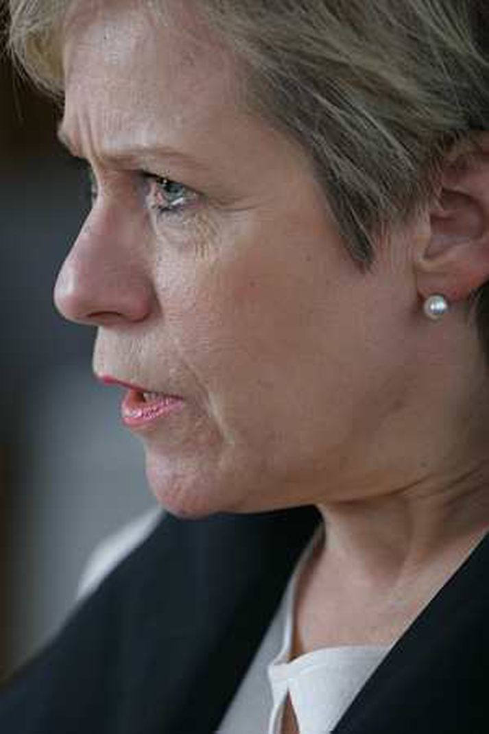 Ingibjörg Sólrún Gísladóttir, utanríkisráðherra.