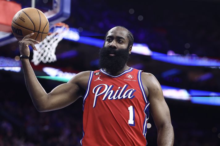 James Harden í leik gegn Golden State Warriors