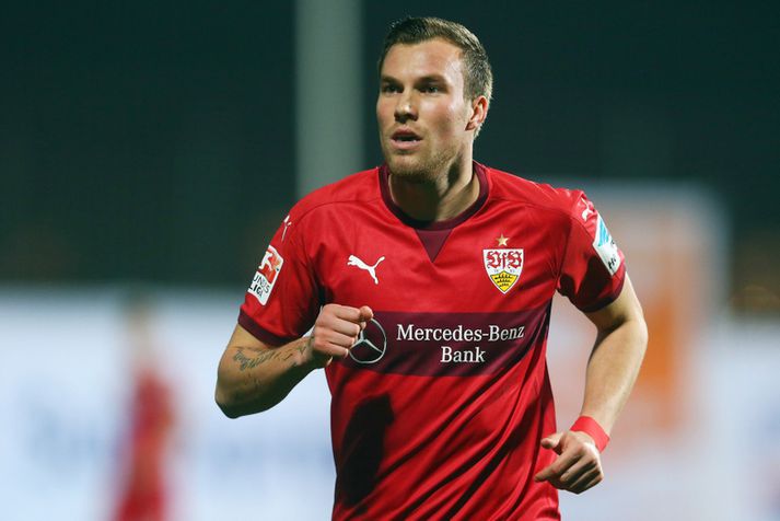 Kevin Grosskreutz í leik með Stuttgart.