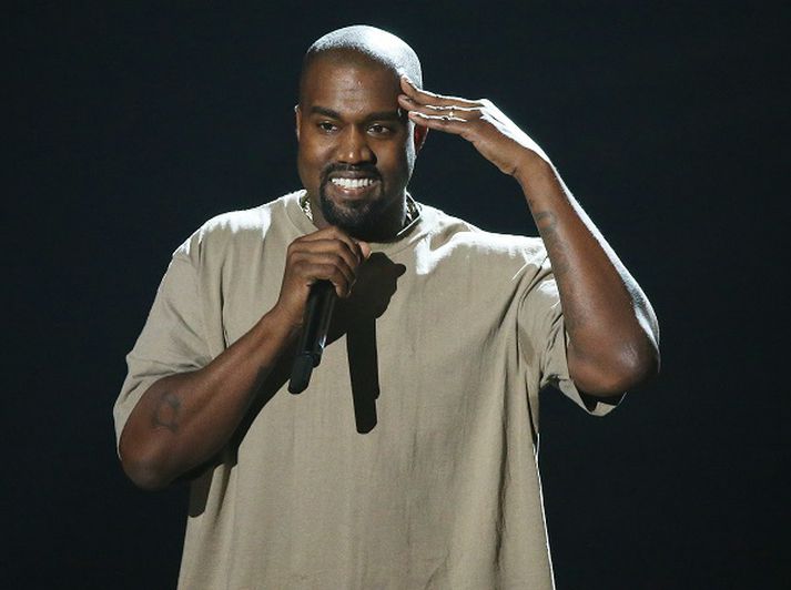 Kanye West fór mikinn í nótt.
