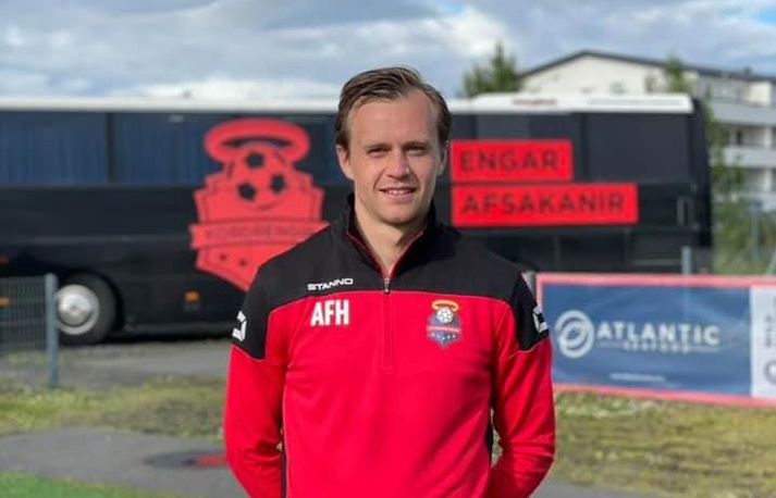 Alex Freyr Hilmarsson skoraði fyrir Kórdrengi í dag.