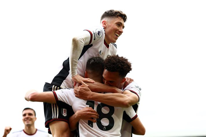 Harry Wilson kom Fulham á bragðið í dag.