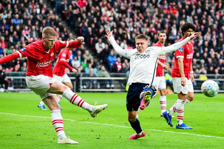 Kristian Hlynsson lék allann leikinn í stóru tapi gegn PSV.
