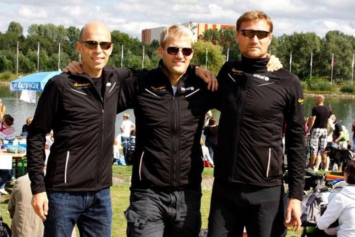 Steinn Jóhannsson, Róbert Wessman og Friðleifur Friðleifsson.