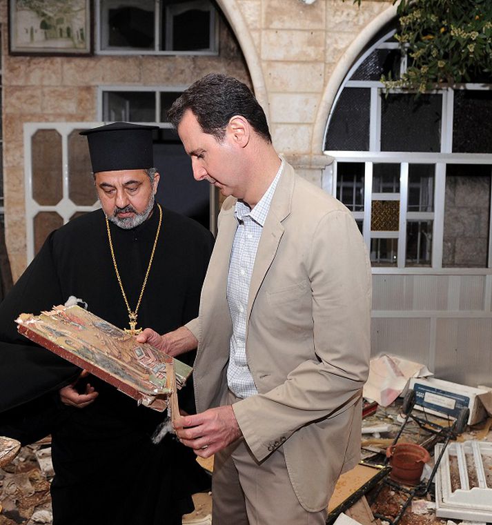 Bashar al-Assad, forseti Sýrlands.