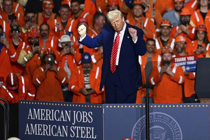 Donald Trump sneri aftur í Hvíta húsið 20. janúar síðastliðinn. Hann var áður forseti frá 2017 til 2021.