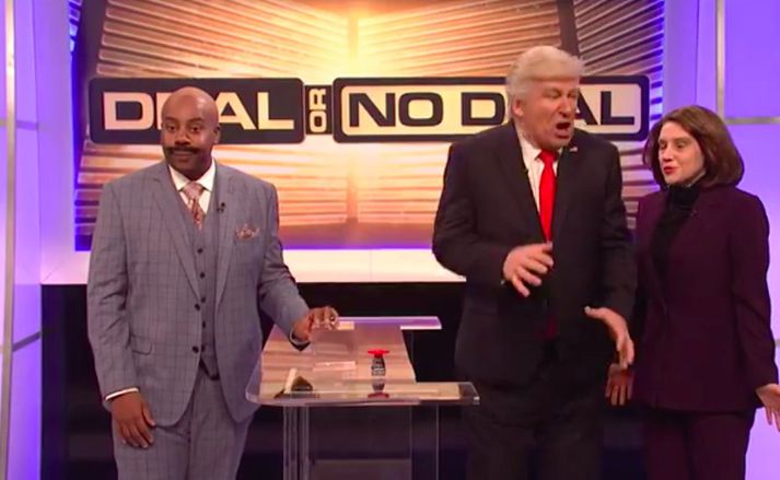 Donald Trump er oft í sviðsljósi SNL.