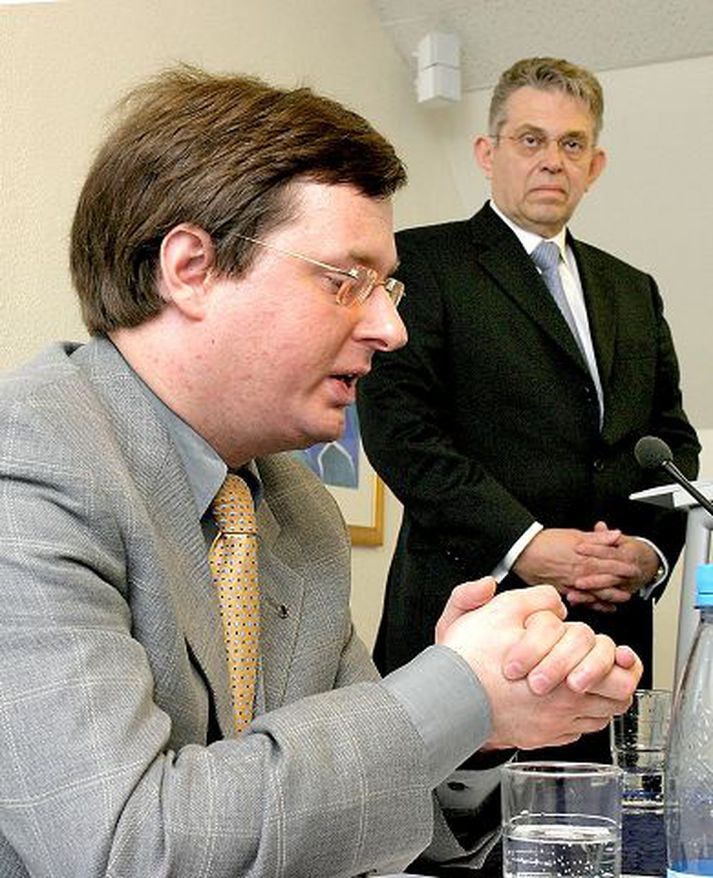 DR. niels bracke og björn bjarnason kynntu skýrsluna á fimmtudag
Starfshópur hefur verið settur á laggirnar til að vinna úr skýrslunni. 
