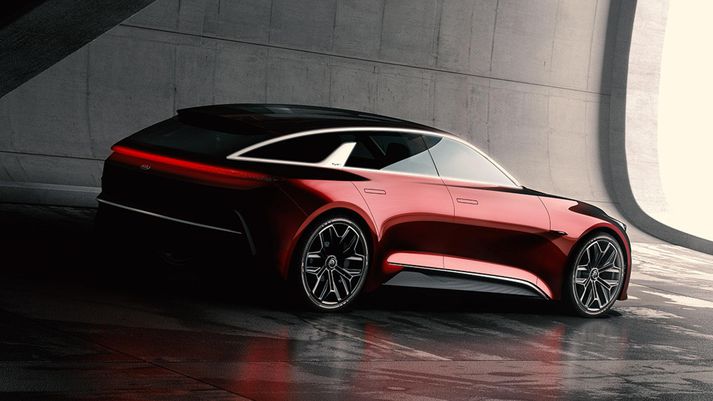 Kia Concept bíllinn fríði.