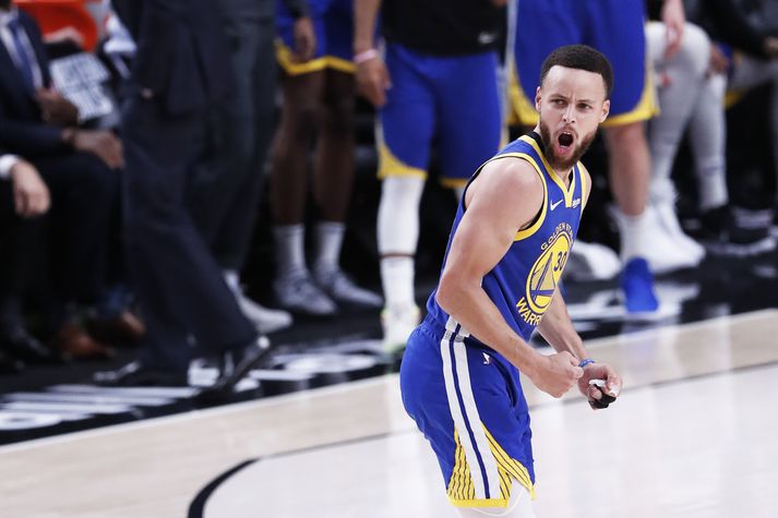 Steph Curry er nú stigahæsti leikmaður í sögu Golden State Warriors.