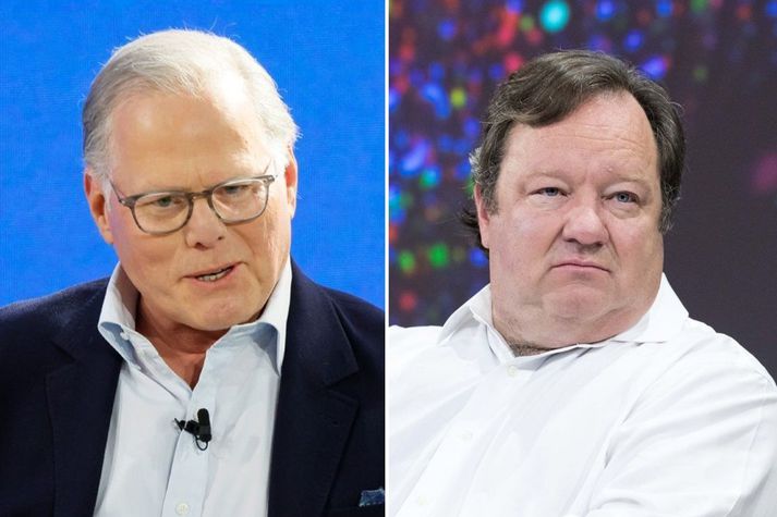 David Zaslav og Bob Bakish, æðstu yfirmenn Warner Bros. Discovery og Paramount.