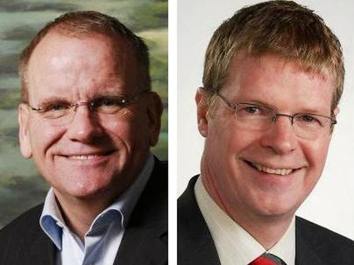 Páll Magnússon og G. Pétur Matthíasson eru komnir í hár saman.