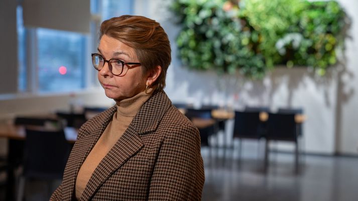 Unnur Sverrisdóttir, forstjóri Vinnumálastofnunar. 