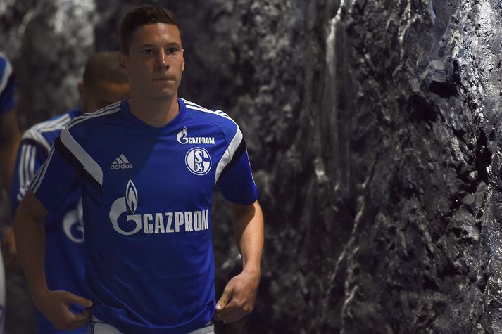 Gulldrengurinn Julian Draxler í námugöngunum.