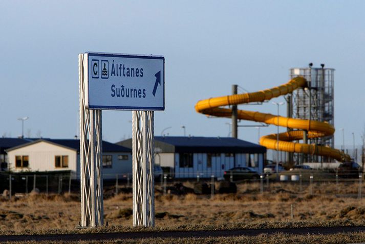 Garðbæingar geta nú skellt sér í sund í nýju lauginni sinni. 