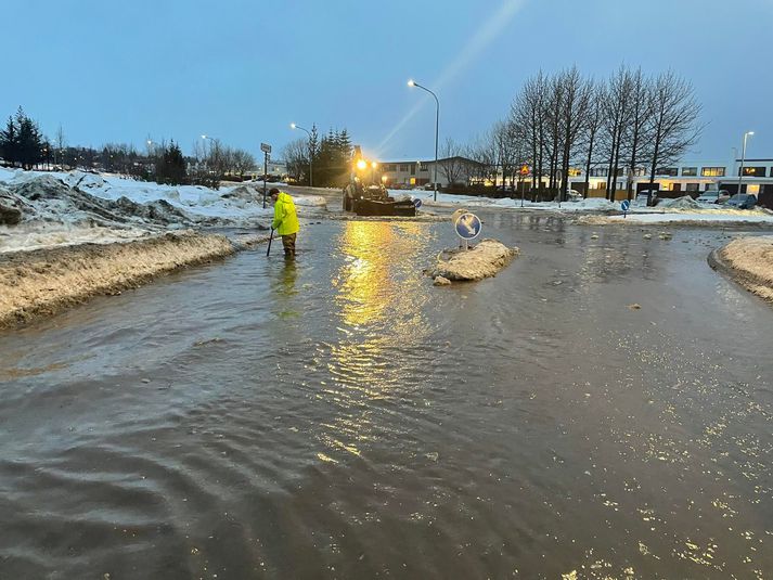 Mikið hefur verið um útköll vegna vatnsleka.