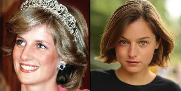 Emma Corrin fer með hlutverk Díönu Spencer í The Crown