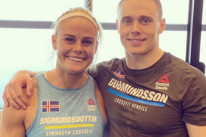 Sara Sigmundsdóttir og Björgvin Karl Guðmundsson sjást hér á mynd af Instagram síðu Snorra Baróns. Vonbrigðin voru mikil að komast ekki í það að keppa um heimsmeistaratitilinn í ár.