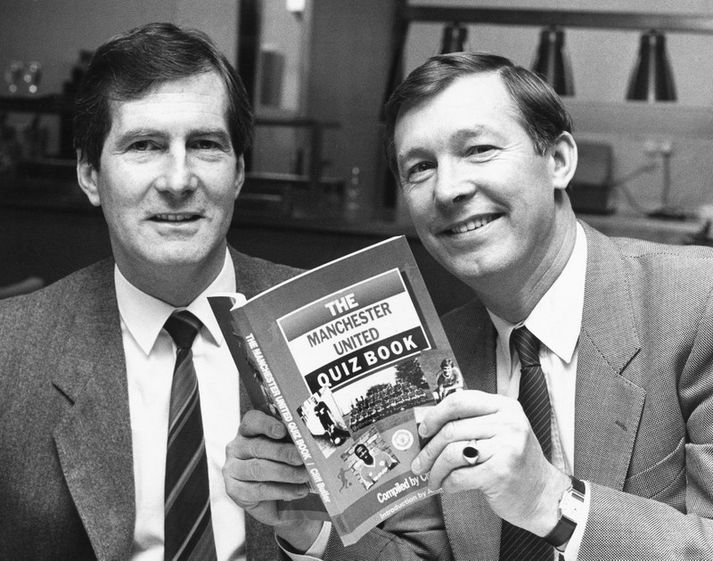 Sir Alex Ferguson og Martin Edwards.