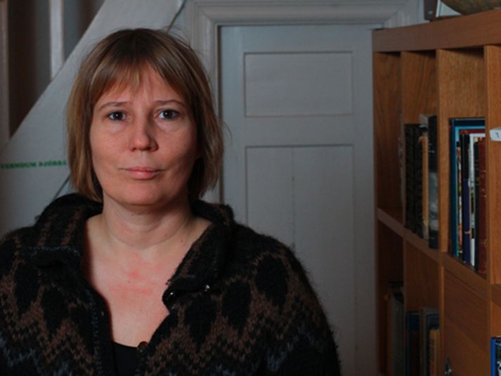 Þóra Kristín Ásgeirsdóttir, formaður Blaðamannafélagsins, segir um ágætis varnarsigur að ræða. Mynd/ Anton.