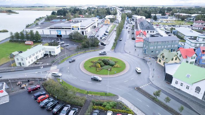 Töluverður fjöldi heimila á Selfossi er án rafmagns.