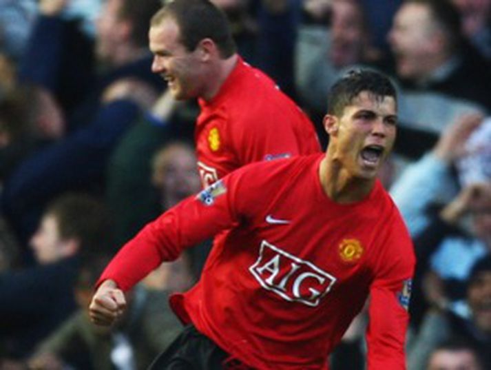 Ronaldo fagnar sigurmarki sínu