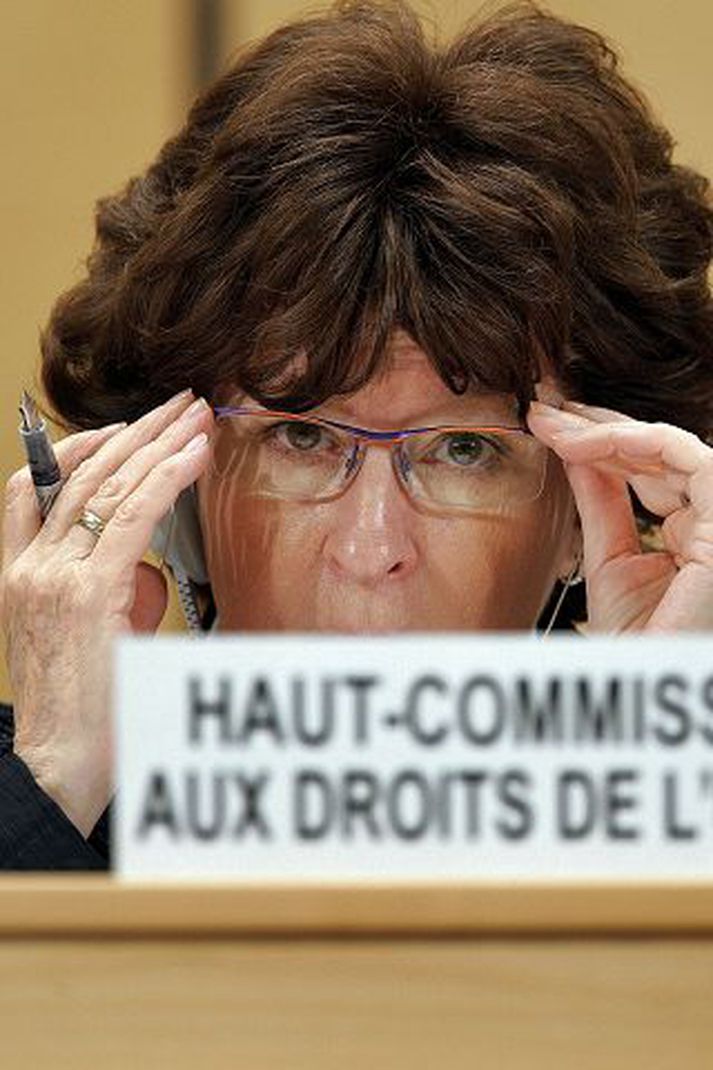 Louise Arbour Mannréttindafulltrúi Sameinuðu þjóðanna.