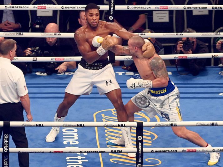 Anthony Joshua og Úkraínumaðurinn Oleksandr Usyk mætast á nýjan leik í Sádi-Arabíu í ágúst.