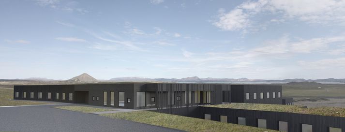 Alls verður Hótel Laxá um 3000 fermetra að stærð.