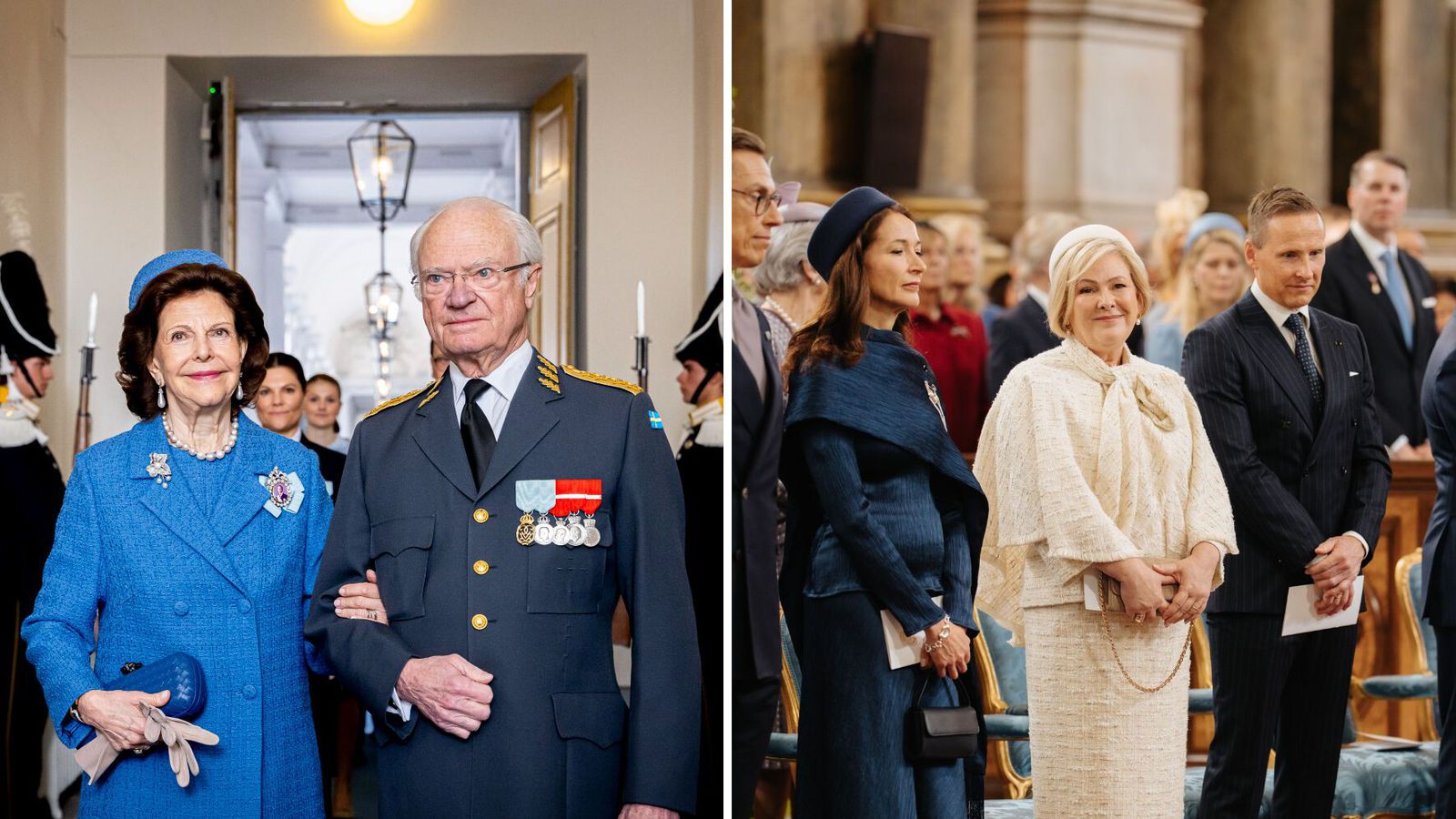 Halla fagnaði átt­ræðum Karli Gústafi