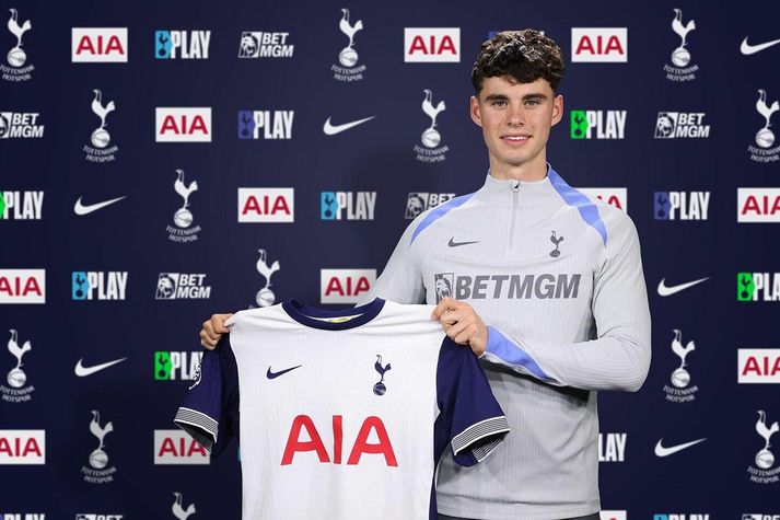 Nýjasta viðbótin við leikmannahóp Tottenham.