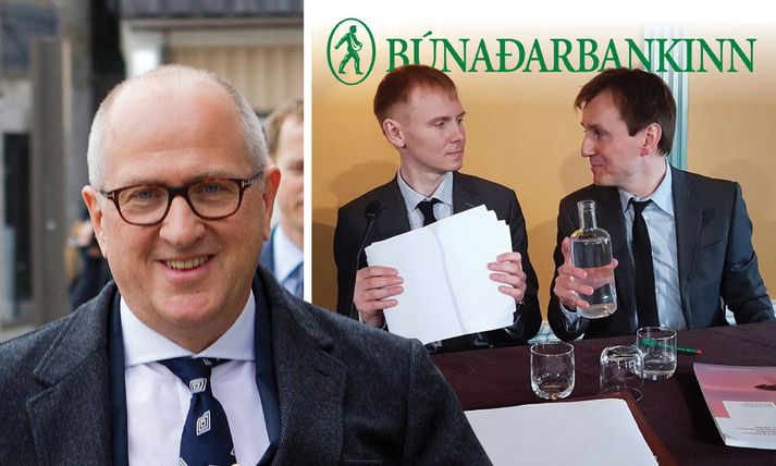 Ólafur Ólafsson, Kjartan Bjarni Björgvinsson, formaður rannsóknarnefndarinnar, og Finnur Vilhjálmsson, starfsmaður nefndarinnar.