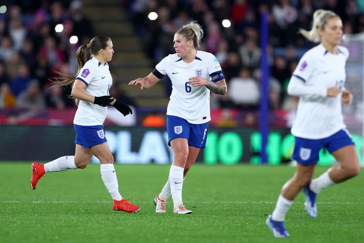 Fran Kirby og Millie Bright tilkynntu báðar í morgun að þær væru hættar með landsliðinu. Eins og markmaðurinn Mary Earps. 