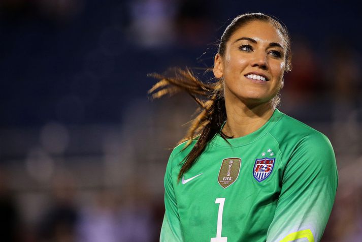 Hope Solo er einn besti markvörður sögunnar.