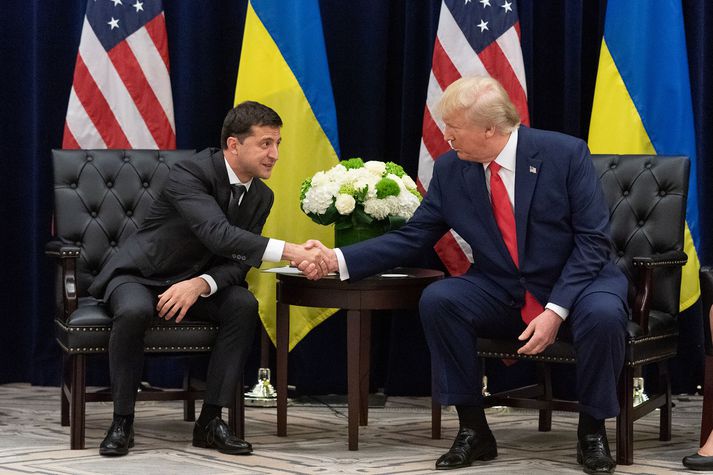 Volodomyr Zelensky og Donald Trump.