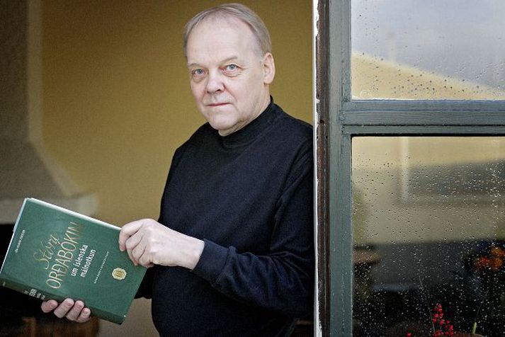 Jón Hilmar Jónsson höfundur bókarinnar Stóra orðabókin.