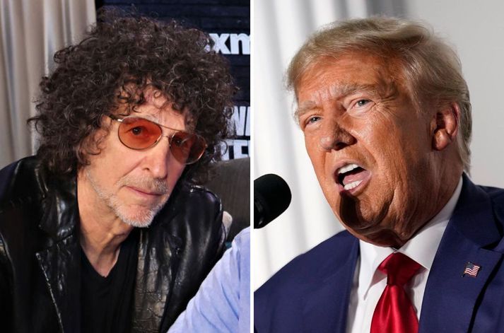 Donald Trump var tíður gestur í útvarpsþætti Howard Stern fyrir mörgum árum. Nú eiga þeir ekki lengur skap saman.