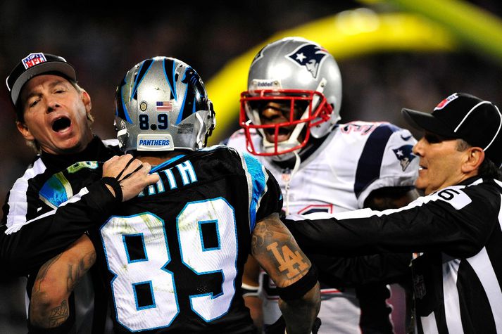 Mönnum er oft heitt í hamsi í NFL-deildinni.