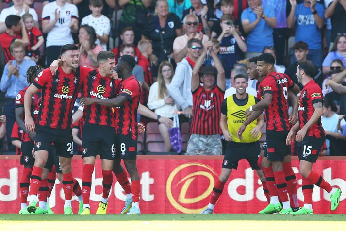 Bournemouth vann góðan sigur í fyrstu umferð ensku úrvalsdeildarinnar í dag.