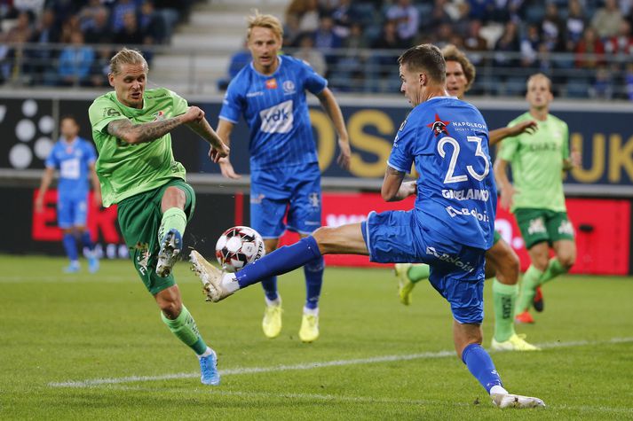 Ari Freyr hefur leikið alla leiki Oostende á tímabilinu.