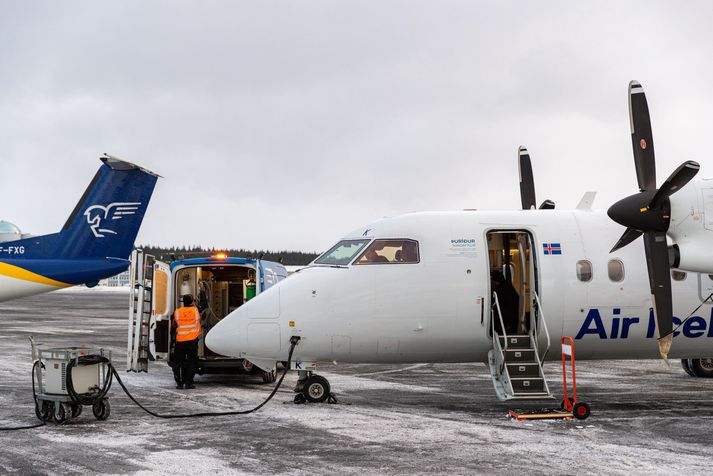 Vél á vegum Air Iceland Connect.