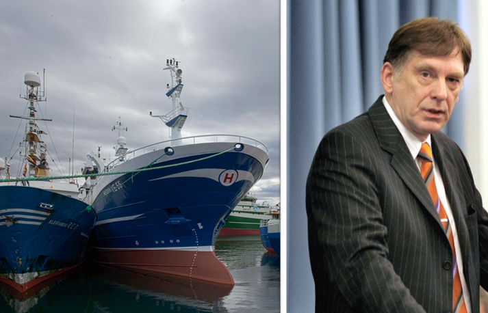 Kristinn H. Gunnarsson, fyrrverandi þingmaður, segir það dæmi um hugleysi Samtaka fyrirtækja í sjávarútvegi að vilja ekki mæta sér á fundi um sjávarútvegsmál. 