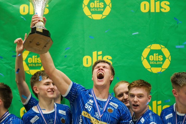 Tryggvi Garðar Jónsson kveður Fram sem Íslands- og bikarmeistari og er nú á leið í atvinnumennskuna.