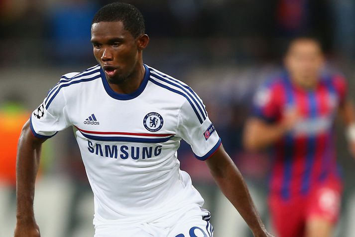 Samuel Eto'o í leik með Chelsea