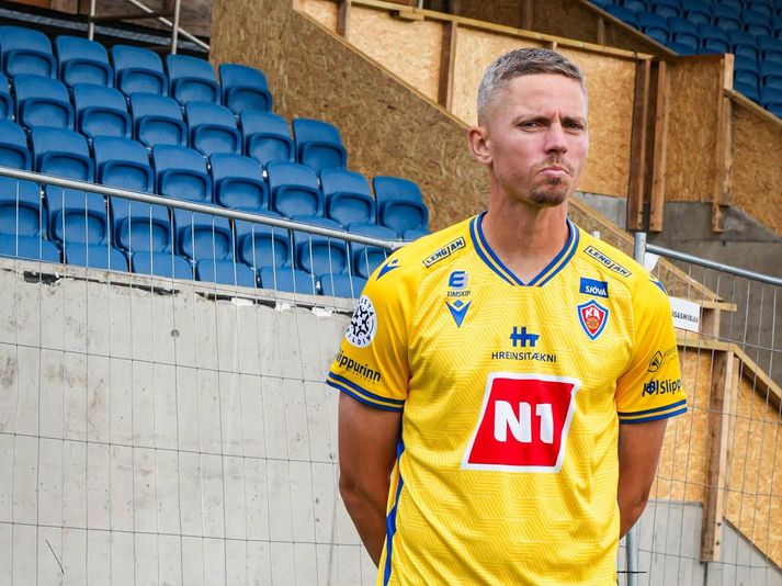 André Rømer er mættur í KA-treyjuna og verður í hópi þeirra fyrstu til að spila á nýjum heimavelli félagsins.