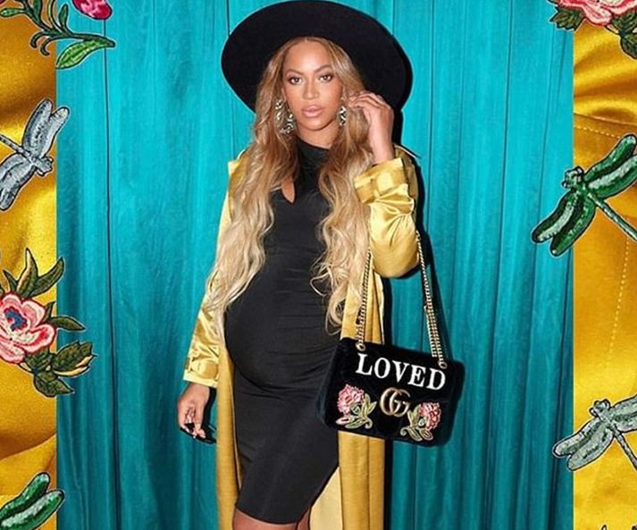 Beyonce er dugleg að birta myndir af sér á Instagram.