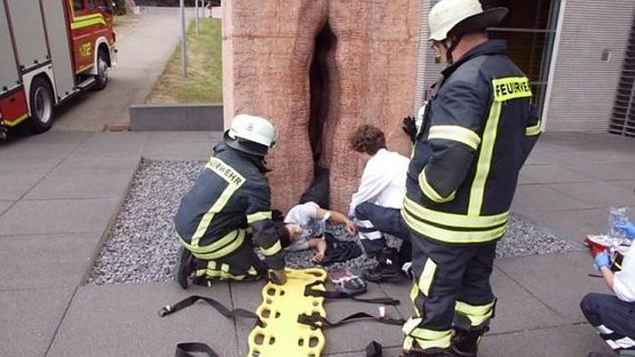 Slökkviliðið að störfum.